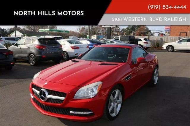 used 2015 Mercedes-Benz SLK-Class car, priced at $16,999