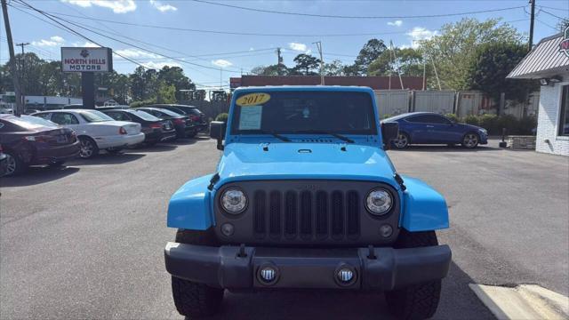 used 2017 Jeep Wrangler Unlimited car, priced at $17,999