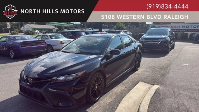 used 2021 Toyota Camry car, priced at $16,999