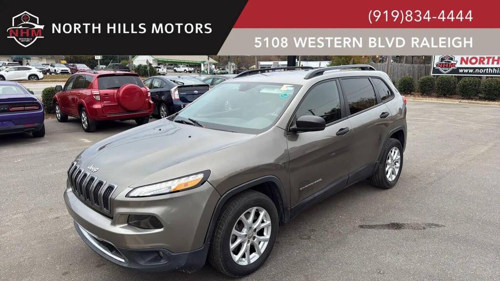 used 2017 Jeep Cherokee car, priced at $7,999