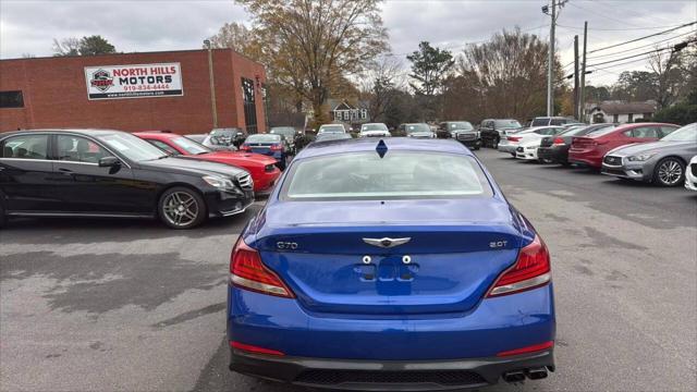 used 2019 Genesis G70 car, priced at $18,999