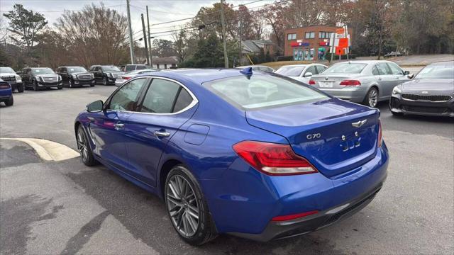 used 2019 Genesis G70 car, priced at $18,999