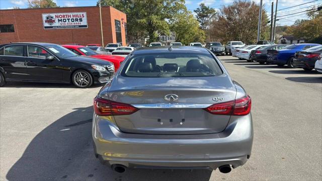 used 2020 INFINITI Q50 car, priced at $16,999