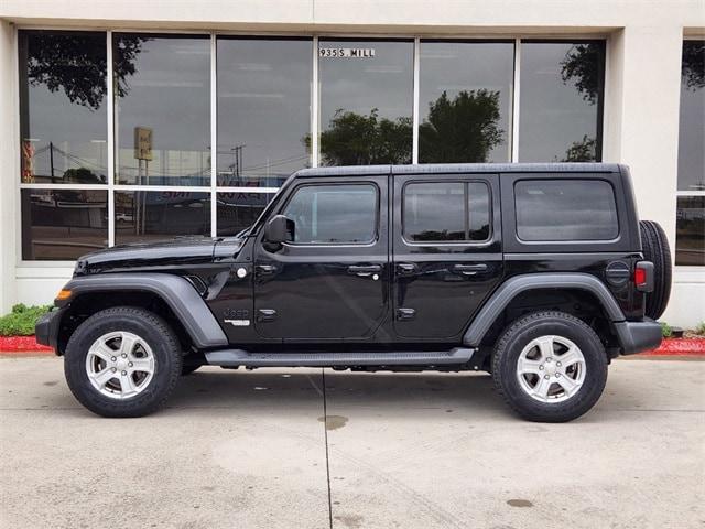 used 2021 Jeep Wrangler Unlimited car, priced at $33,626