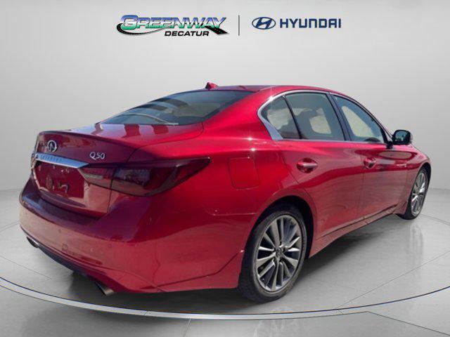 used 2022 INFINITI Q50 car, priced at $30,899