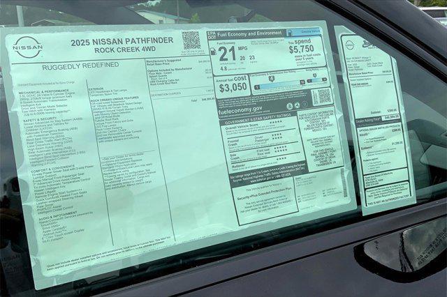 new 2025 Nissan Pathfinder car, priced at $45,197