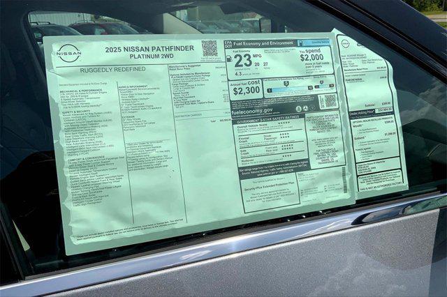 new 2025 Nissan Pathfinder car, priced at $51,007