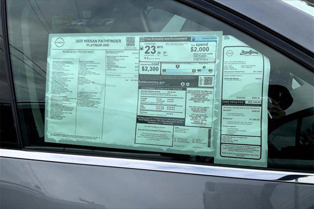 new 2025 Nissan Pathfinder car, priced at $43,988
