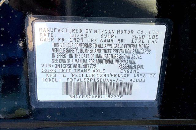 new 2024 Nissan Kicks car, priced at $22,670
