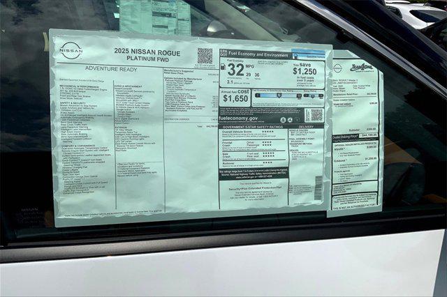 new 2025 Nissan Rogue car, priced at $42,914