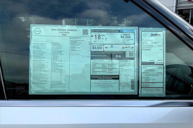 new 2025 Nissan Armada car, priced at $75,020