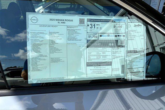 new 2025 Nissan Rogue car, priced at $40,356