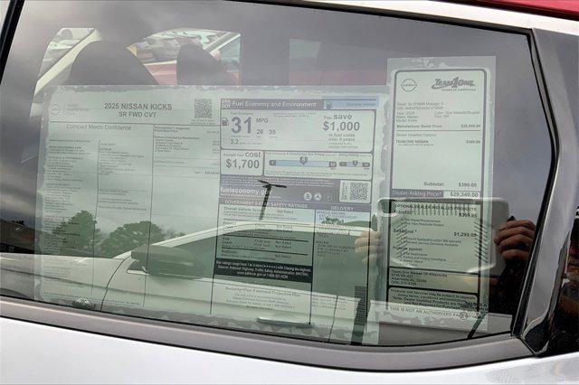new 2025 Nissan Kicks car, priced at $28,950