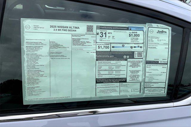 new 2025 Nissan Altima car, priced at $30,106
