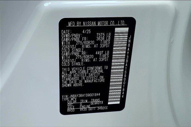 new 2025 Nissan Armada car, priced at $67,690