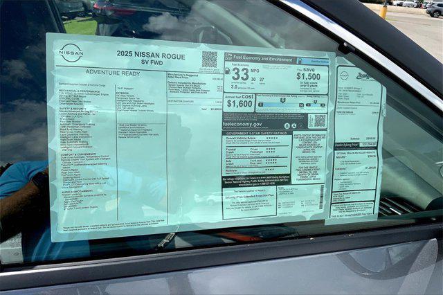 new 2025 Nissan Rogue car, priced at $31,257