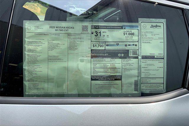 new 2025 Nissan Kicks car, priced at $29,444