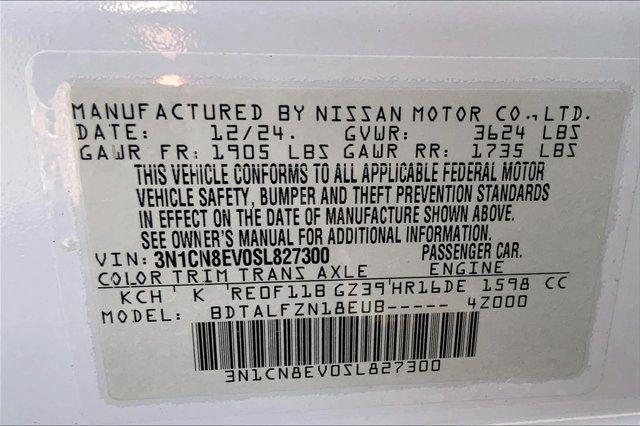 new 2025 Nissan Versa car, priced at $22,050