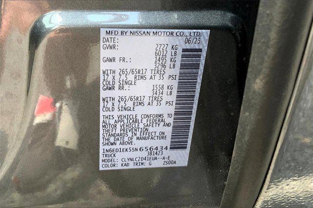 new 2025 Nissan Frontier car, priced at $38,861