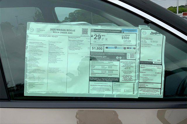 new 2025 Nissan Rogue car, priced at $34,455