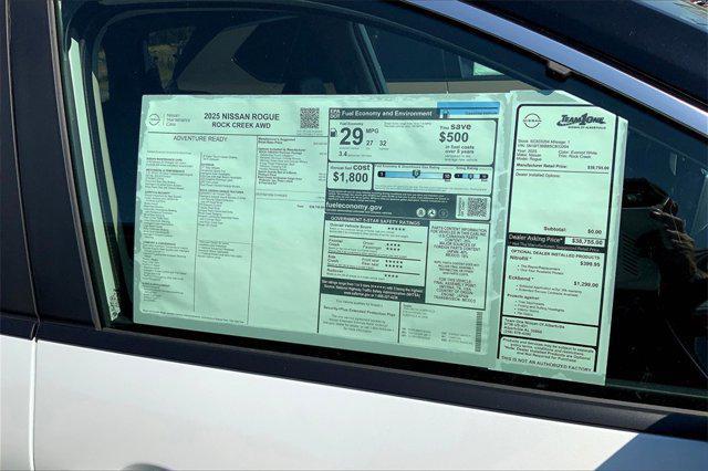 new 2025 Nissan Rogue car, priced at $38,755