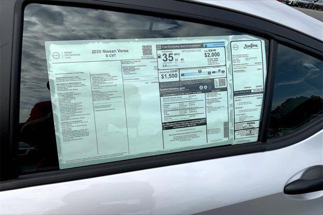 new 2025 Nissan Versa car, priced at $20,395