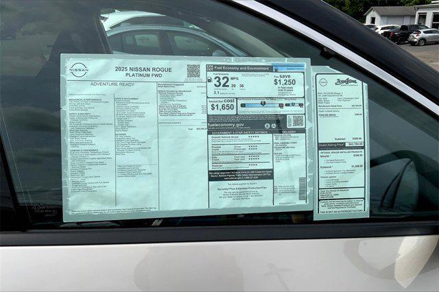 new 2025 Nissan Rogue car, priced at $41,537