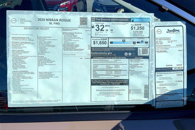 new 2025 Nissan Rogue car, priced at $41,000