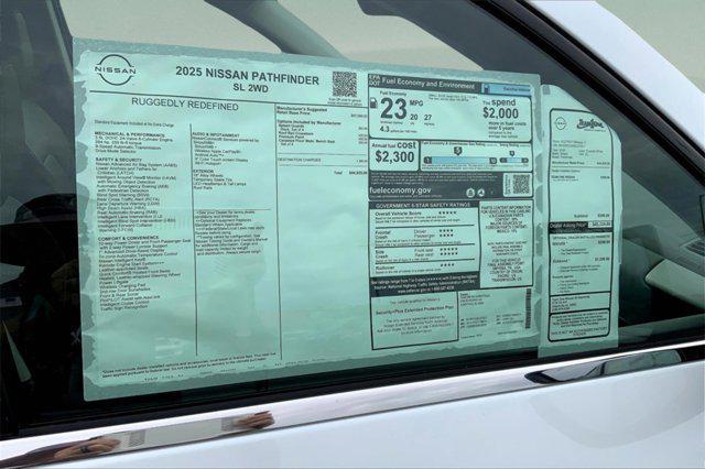 new 2025 Nissan Pathfinder car, priced at $36,988