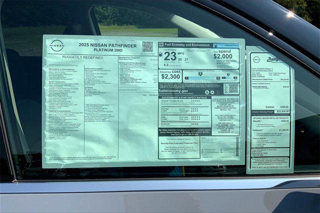 new 2025 Nissan Pathfinder car, priced at $51,444