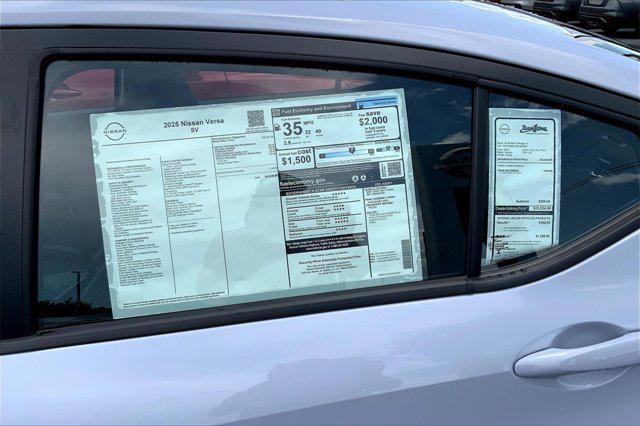 new 2025 Nissan Versa car, priced at $22,685