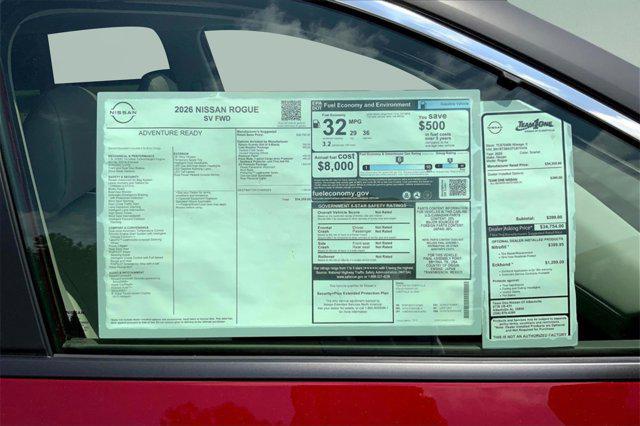new 2026 Nissan Rogue car, priced at $32,168