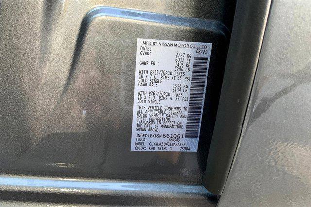 new 2025 Nissan Frontier car, priced at $34,171