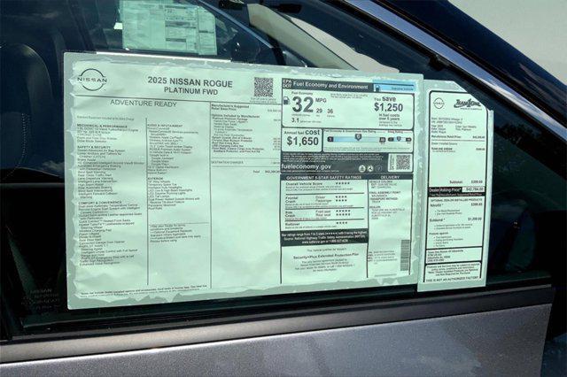 new 2025 Nissan Rogue car, priced at $38,385