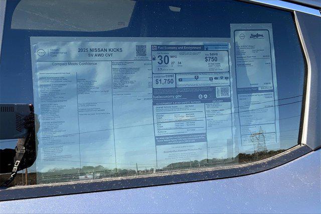 new 2025 Nissan Kicks car, priced at $28,595