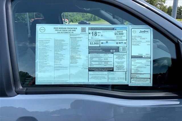 new 2025 Nissan Frontier car, priced at $45,950