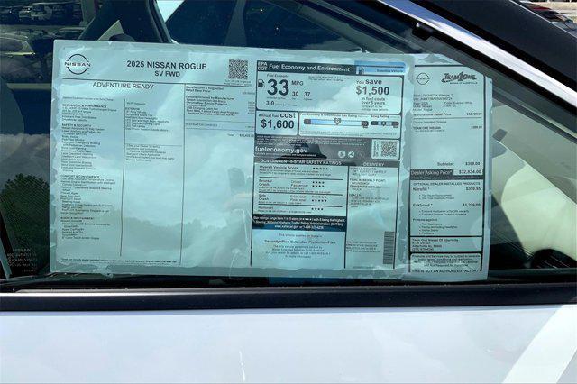 new 2025 Nissan Rogue car, priced at $31,786