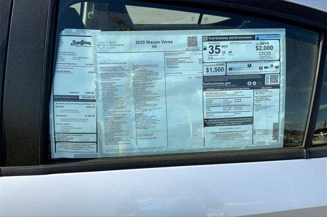 new 2025 Nissan Versa car, priced at $22,785