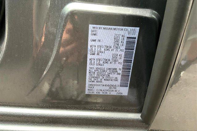 new 2025 Nissan Frontier car, priced at $34,171
