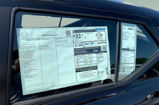 new 2025 Nissan Kicks car, priced at $22,888