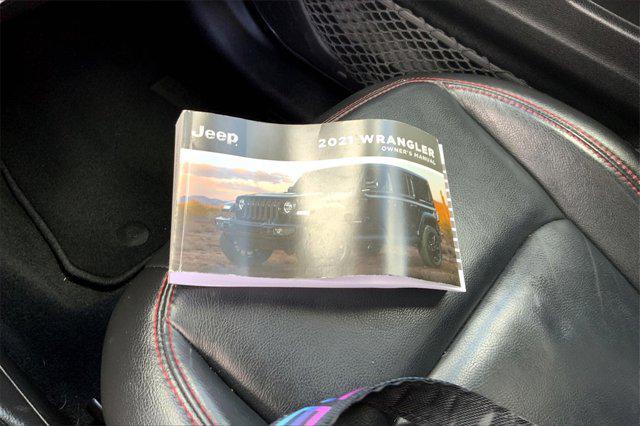 used 2021 Jeep Wrangler Unlimited car, priced at $34,876