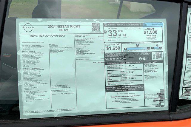 new 2024 Nissan Kicks car, priced at $26,280