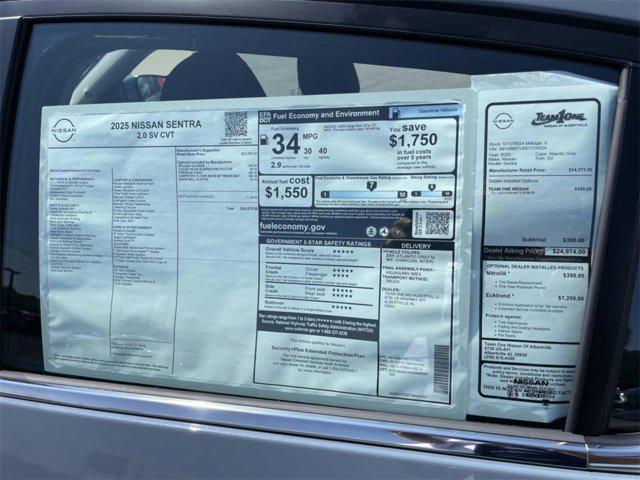 new 2025 Nissan Sentra car, priced at $22,488