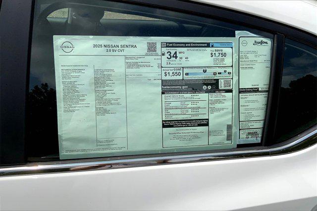 new 2025 Nissan Sentra car, priced at $22,710