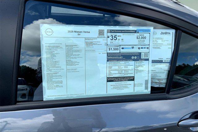 new 2025 Nissan Versa car, priced at $21,748