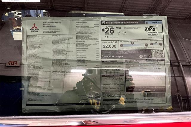 new 2025 Mitsubishi Outlander car, priced at $39,066