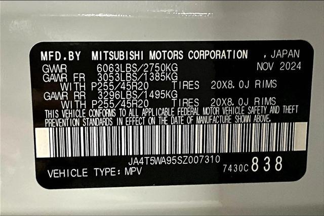 new 2025 Mitsubishi Outlander PHEV car, priced at $50,150