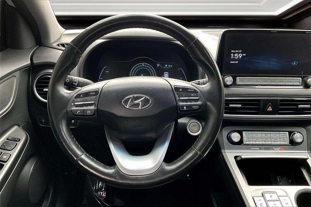 used 2021 Hyundai Kona EV car, priced at $17,204