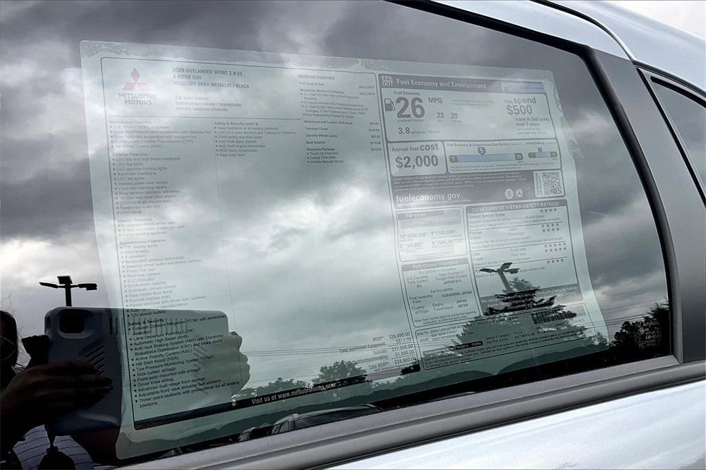new 2025 Mitsubishi Outlander Sport car, priced at $26,900