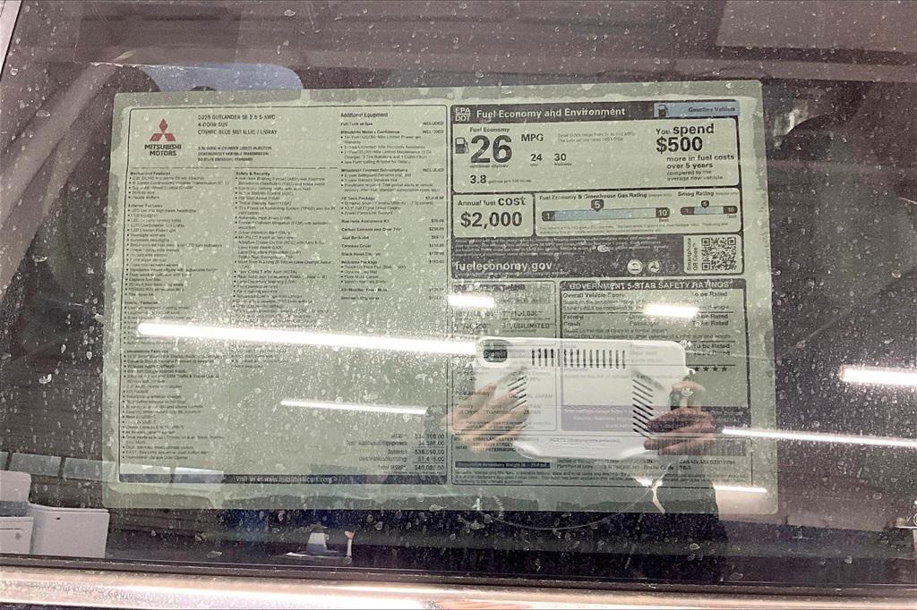 new 2025 Mitsubishi Outlander car, priced at $36,585